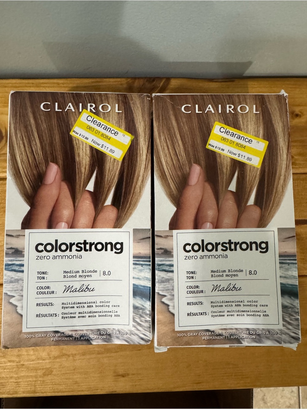 Clairol ColorStrong Permanent Hair Color — Malibu Medium Blonde (8.0)